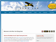 Tablet Screenshot of pennyanflyingclub.com